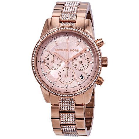 michael kors ritz pave watch|Michael Kors Ritz Women's Watch, Stainless Steel and Pavé .